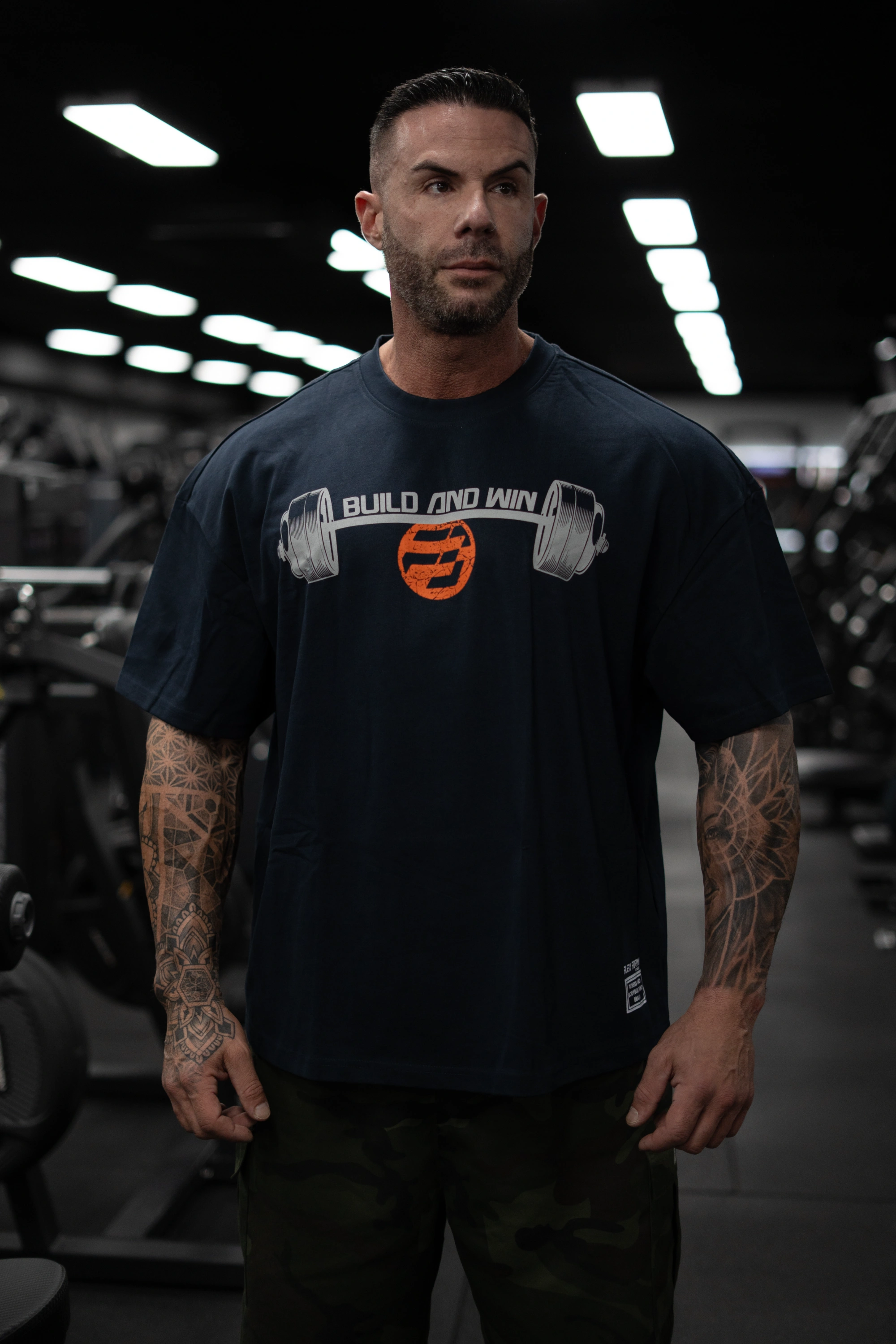 CAMISETA SUPEROVERSIZE OLYMPIC BAR BAW HOMBRE - Vista 1