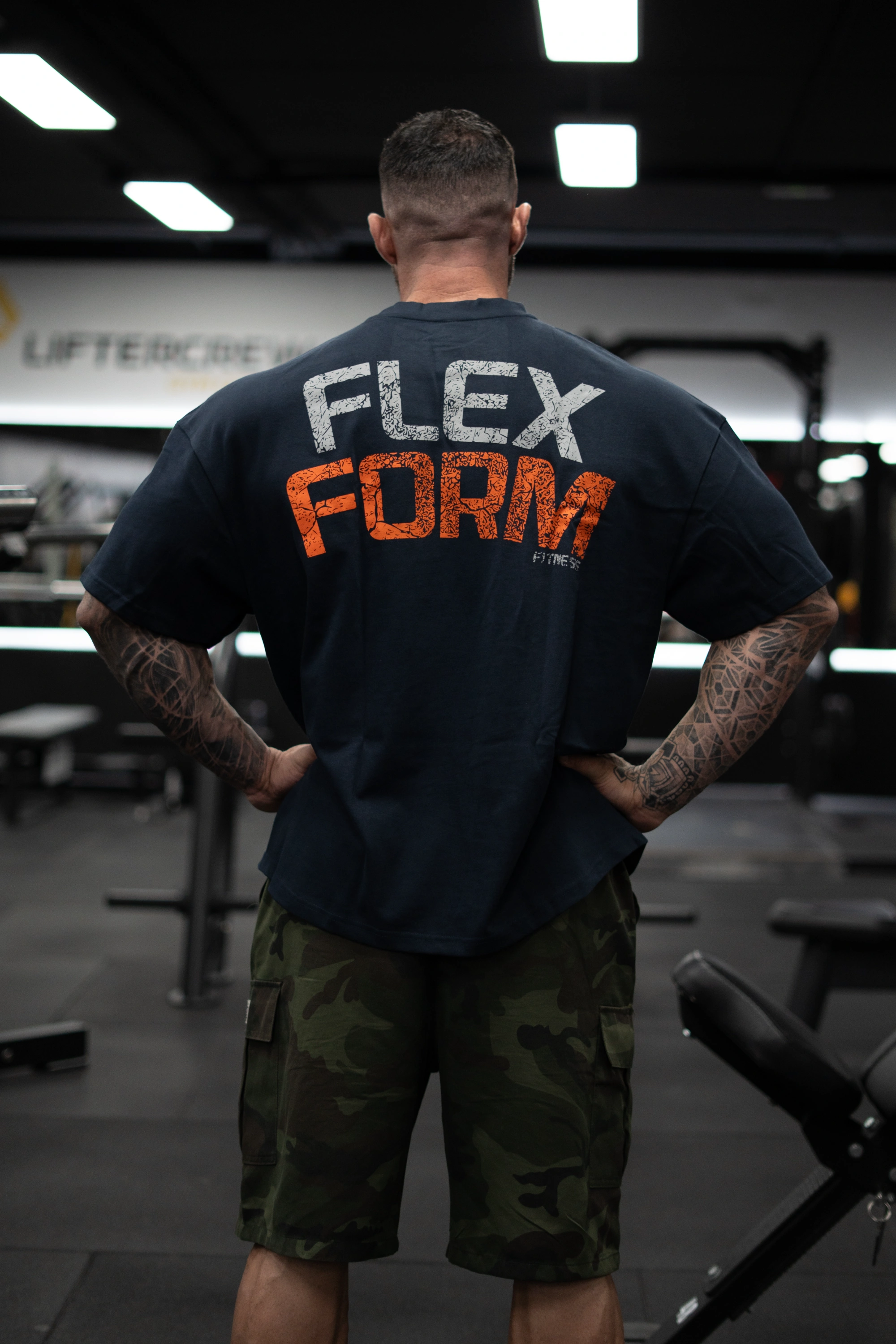 CAMISETA SUPEROVERSIZE OLYMPIC BAR BAW HOMBRE - Vista 2