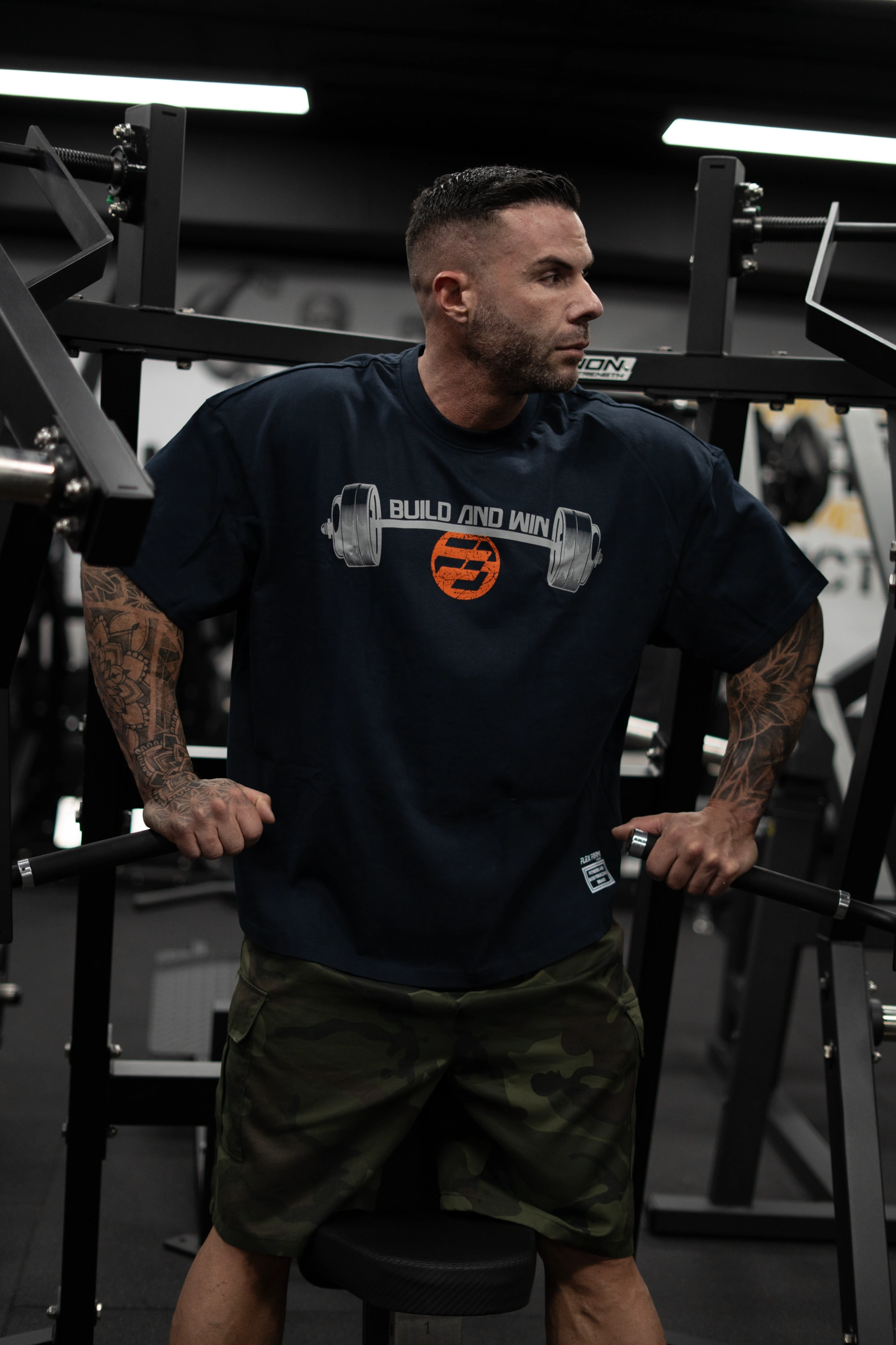 CAMISETA SUPEROVERSIZE OLYMPIC BAR BAW HOMBRE - Vista 3