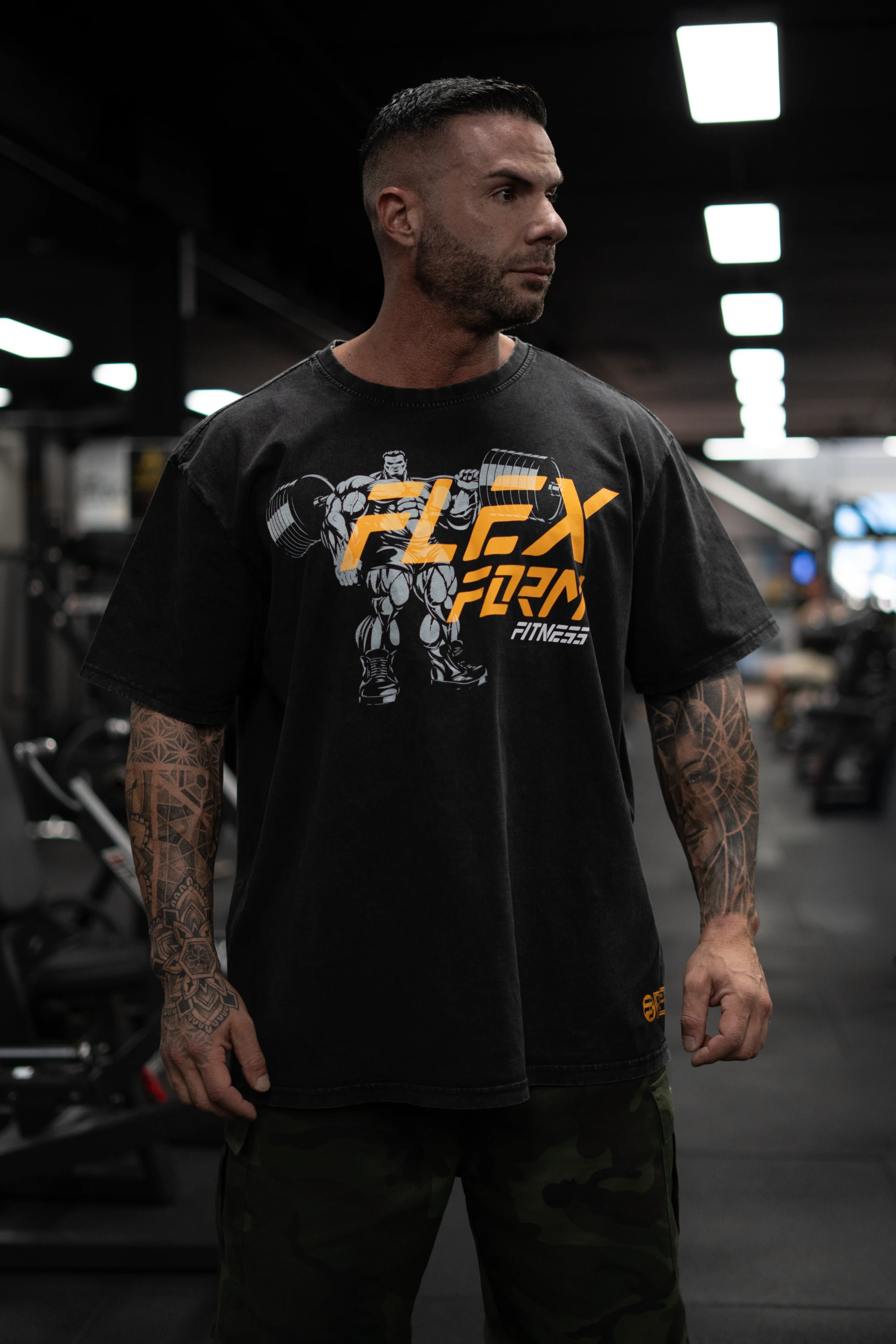 CAMISETA OVERSIZE STONEWASH STRONGMAN HOMBRE - Vista 1